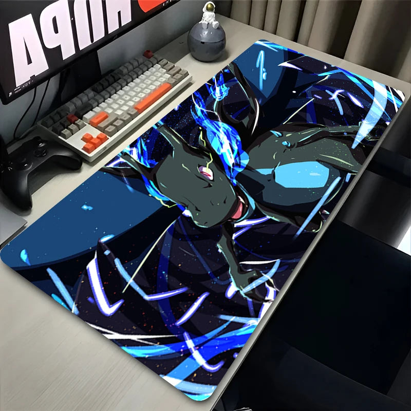 Tapis de souris p-pokemon Mega Charizard X - Desk&Co – Accessoires de bureau & tapis de souris premium